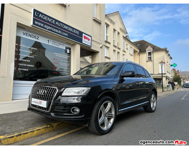 Achat voiture occasion, Auto occasion pas cher | Agence Auto Audi Q5 V6 TDI 258cv Quattro S-Tronic7 AVUS Noir Année 2014 Automatique Diesel